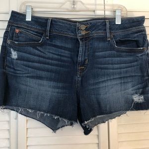 Hudson Croxley Mid Thigh Short with Raw Hem